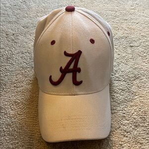 Top of the World White and Maroon Hat